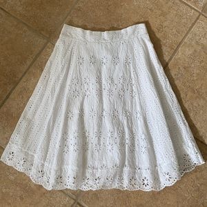 ZARA White Skirt
